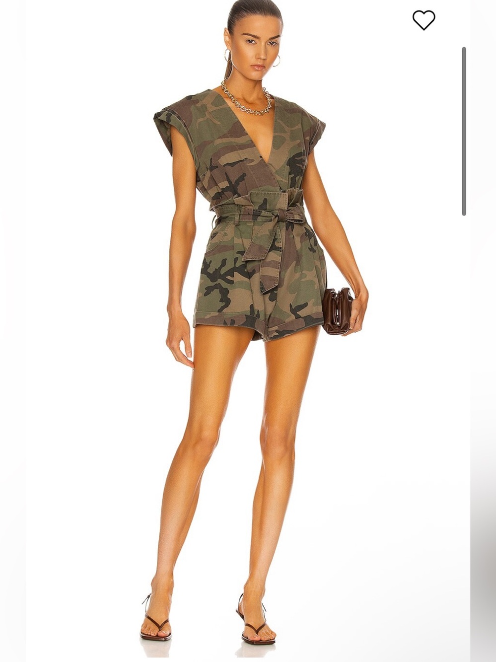 MARISSA WEBB
Dixon Paper Bag Vintage Wash Romper
$398 fall party camo revolve